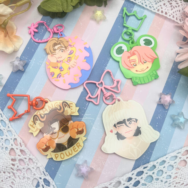 SVT &amp; GOT7 solid acrylic charms
